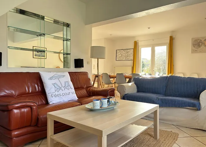 Des Pontons Maison 5 Avec Grand Jardin Clos Et Belle Terrasse Sejour Spacieux Lumineux A 2 Kms De La D'arromanches Pres De Bayeux, Omaha - Table De Ping Pong - Garage Tracy-sur-Mer